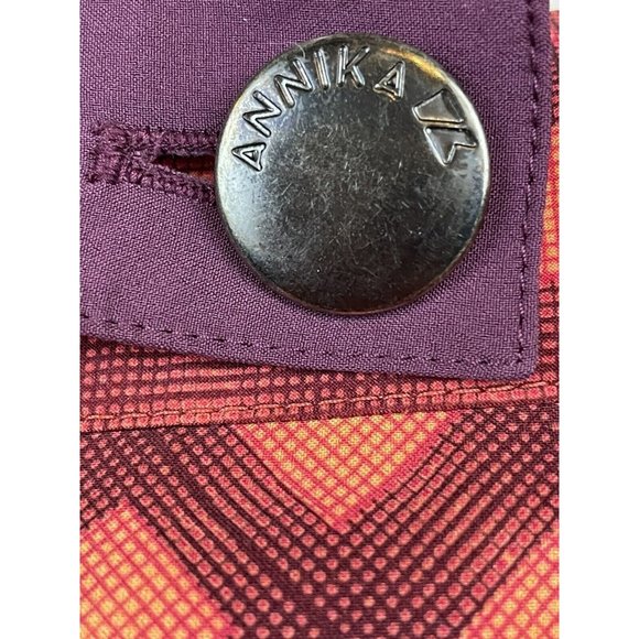 Cutter & Buck Annika Women’s Golf Skort Size 10 Orange & Maroon Lightweight - Picture 5 of 12